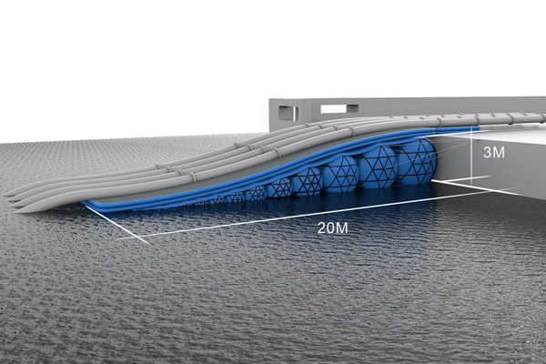 Soluzioni per il trasporto di tubi flessibili galleggianti