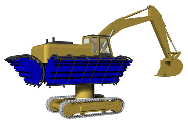 Floating excavator solutions