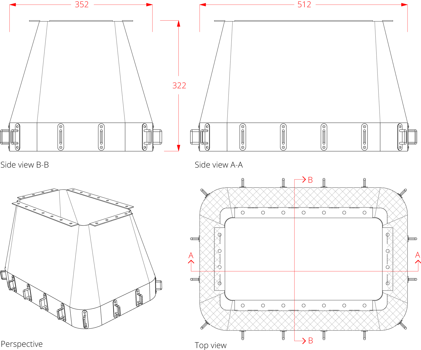 Customized cable transit sleeve