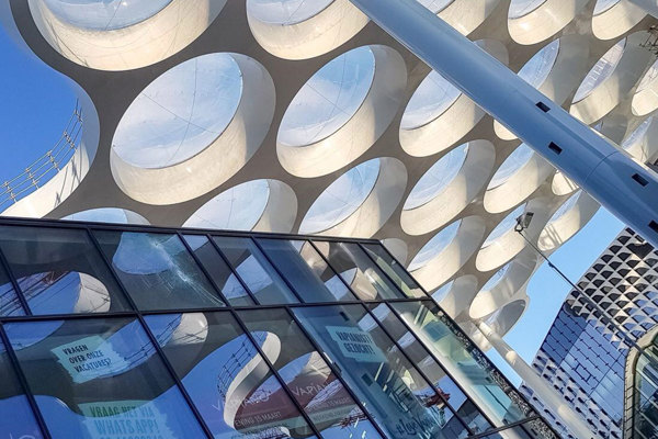 ETFE Domes Station Utrecht