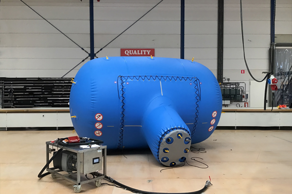 Opblaasbare Mal Betonstort 1