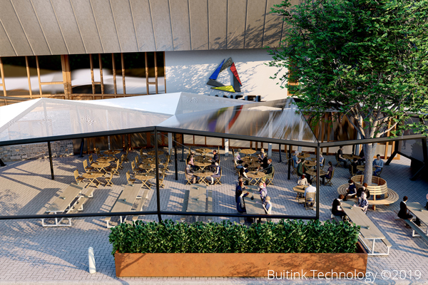 Modulaire Overkapping Cafe