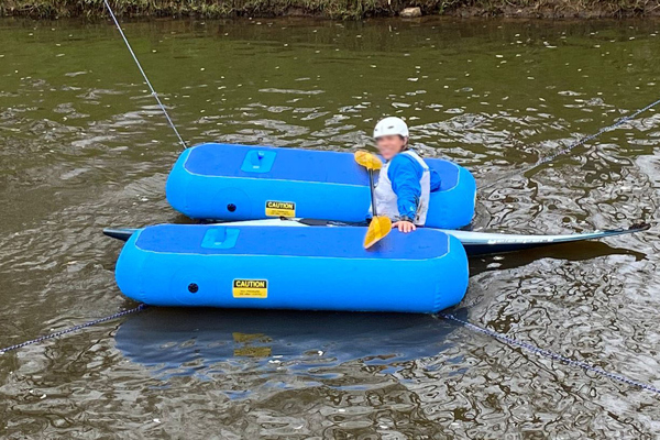 Inflatable Pre Start Canoe