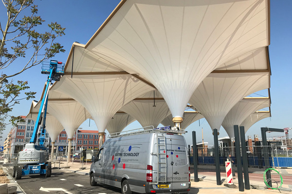 Overkapping busstation Leidsche Rijn