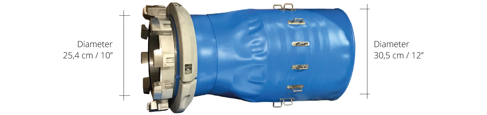 Connection piece flood hose