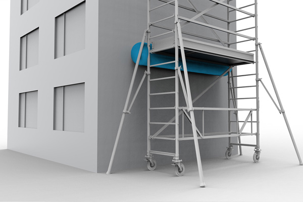 Inflatable bellows for load securing