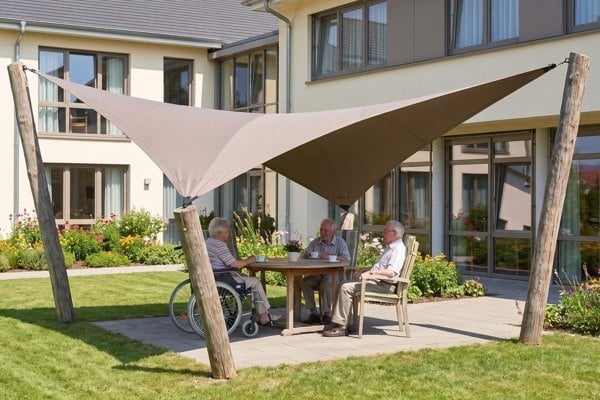 Care home terrace
