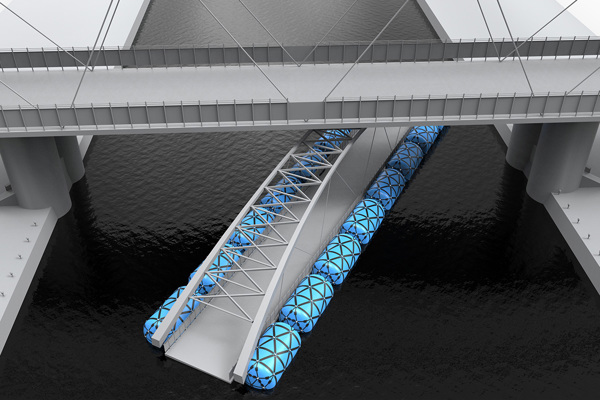 Floats for bridge structures