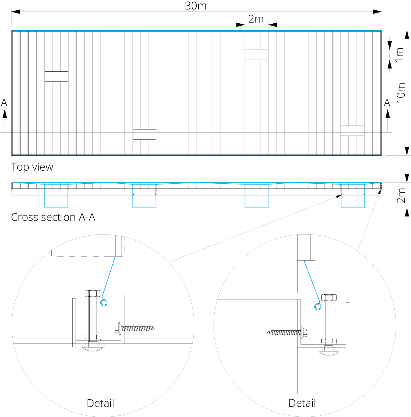 Membrana ETFE ingegneristica con lucernari