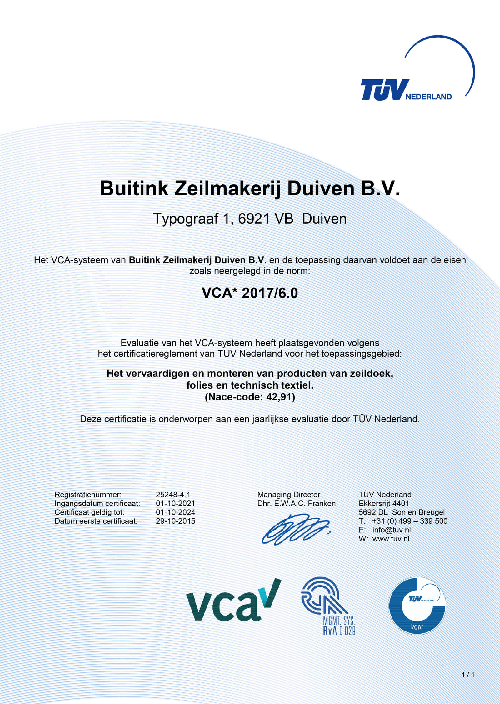 VCA Buitink Technology