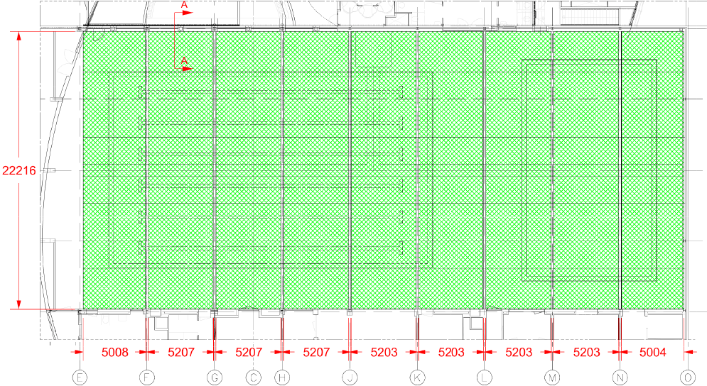 Ingeniería techo tensado piscina Overbosch