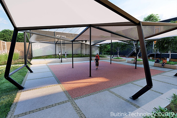 Grote Overkapping Schoolplein