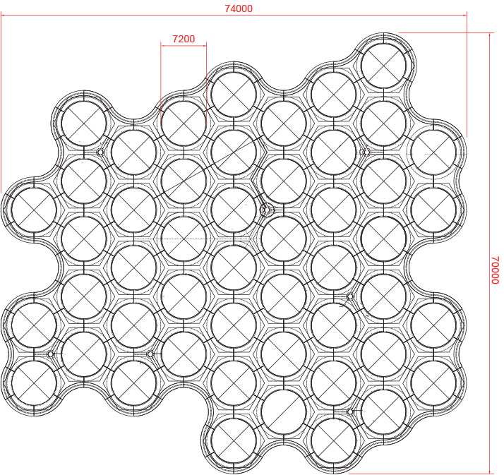 Project engineering ETFE inflatable air cushions