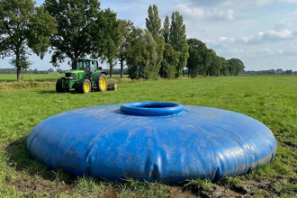 Flexible Schalung auf der Weide