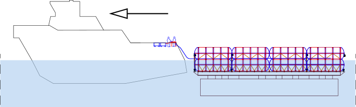 Paso 6 sistema de transporte flotante