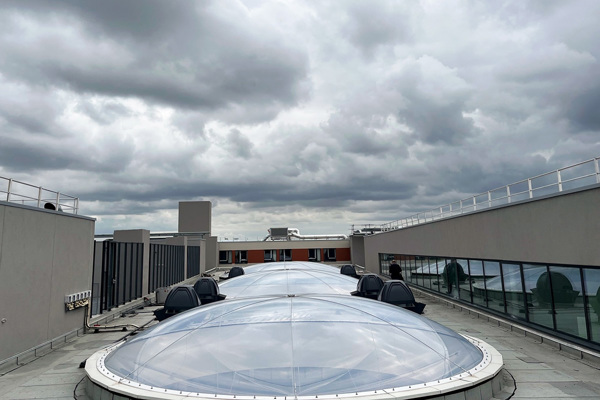 ETFE Kussens Lichtkoepels