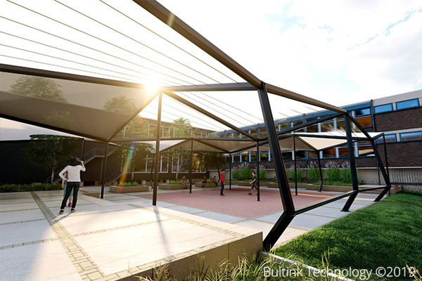 Permanente Schoolplein Overkapping