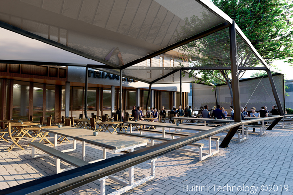 Modular Roof Cafe