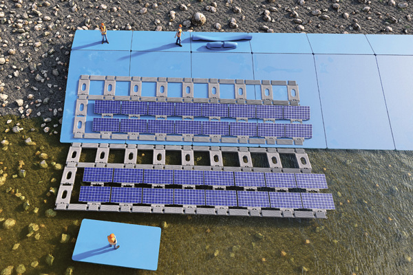 Modulaire Opblaasbare Helling