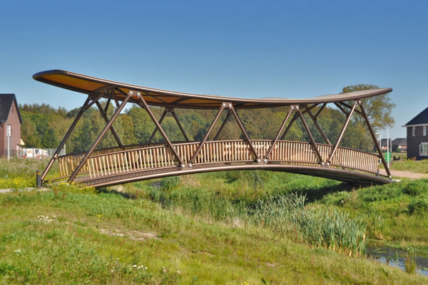 Overkapping Fietsbrug