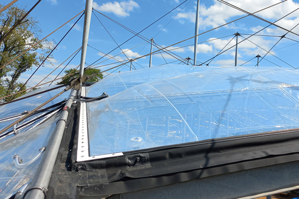 Leidingwerk ETFE Luchtkussendak