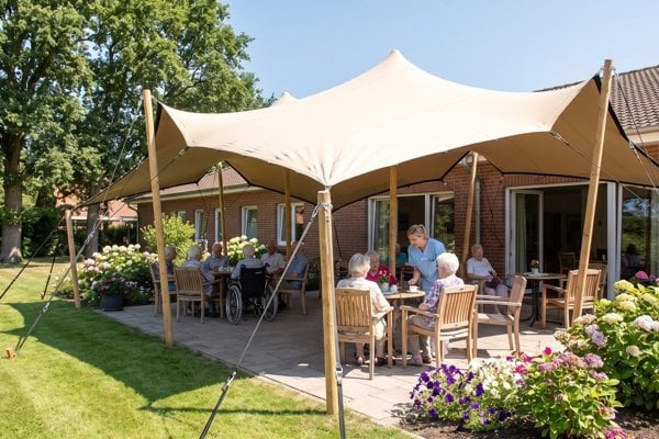 Care home terrace