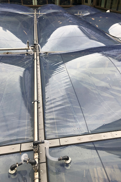 Luchtkussendak ETFE Leidingwerk2