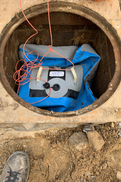 Inflatable pit protection systems