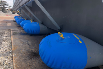 Roll cushion boat