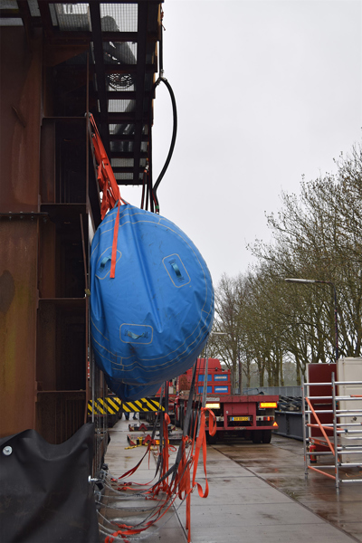 Drying tank sedimentation system