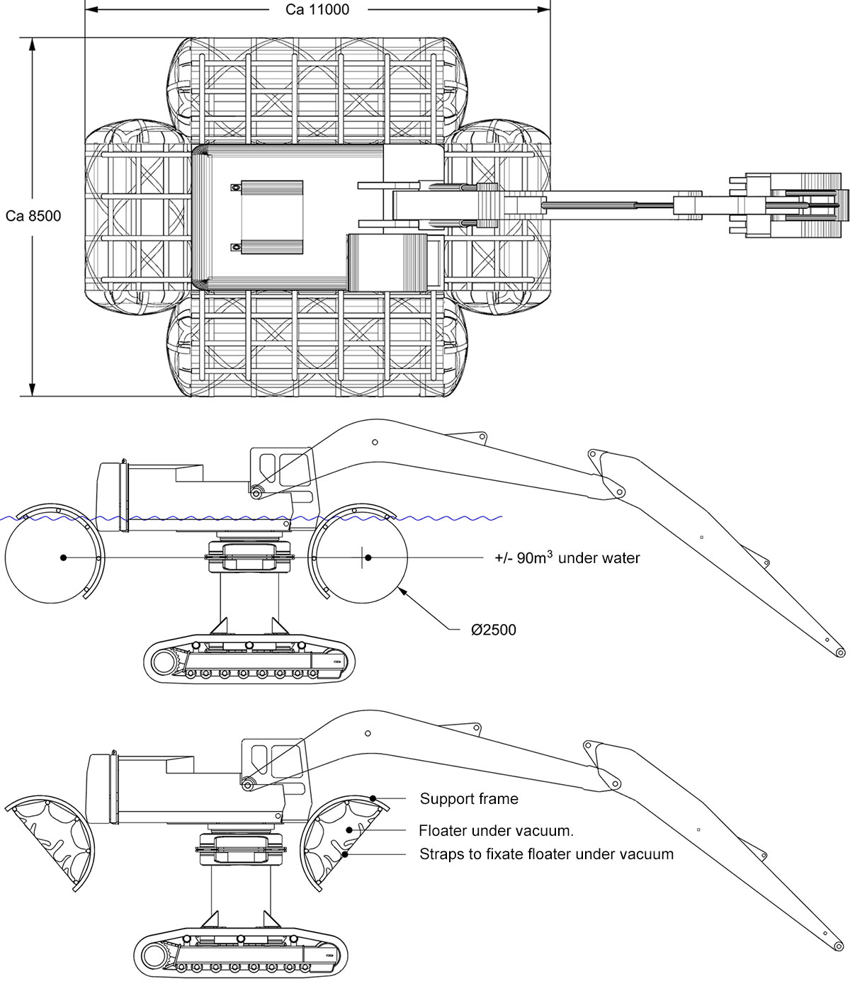 Engineering emergency float system