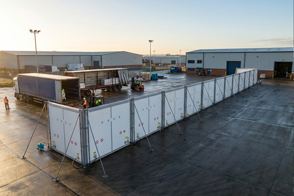 Barrera acústica temporal