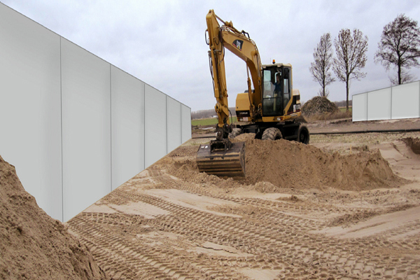 Temporary noise barriers