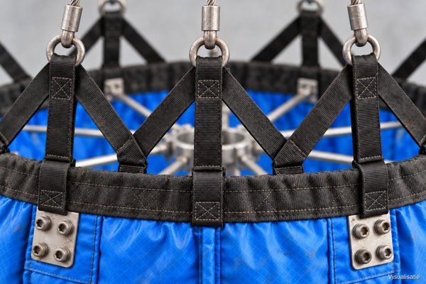 Rim with batten pockets, circumference strap and lifting loops