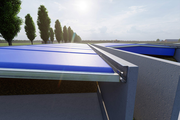 Mobile inflatable roofs