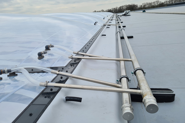 Rvs Leidingwerk Tbv Etfe Luchtkussendak