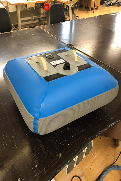 Custom-made inflatable pit valves